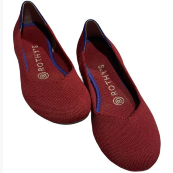 Women's Rothy's scooter red round toe flats Size: 11 - Picture 9 of 9